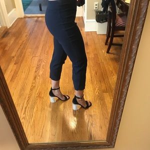 Navy Harve Benard Cropped Pants